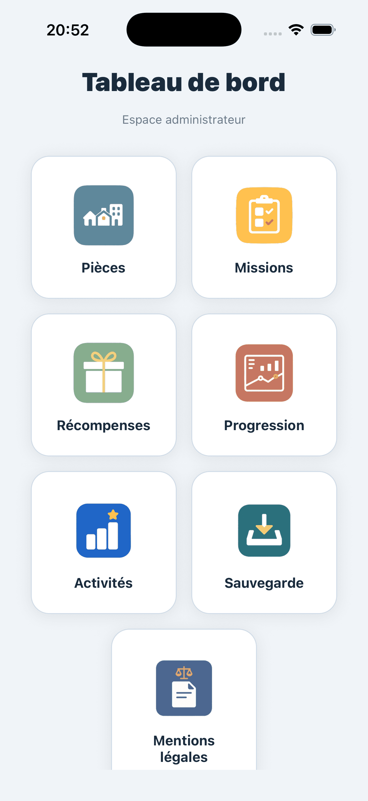 A full adult dashboard