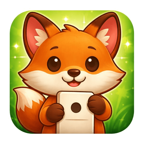 Logo for the app The Clever Fox's Forest